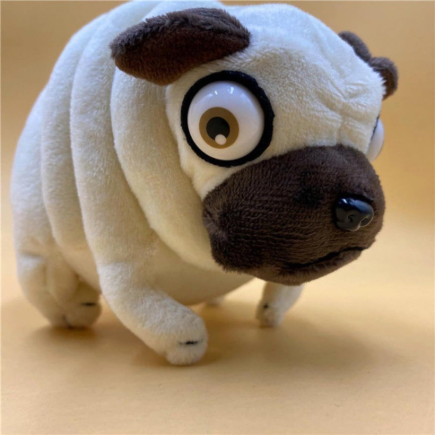 CWZY Pug Plush Toy 16" - Funny Ugly Cute Weirdo Plushie for Kids, Teens & Adults