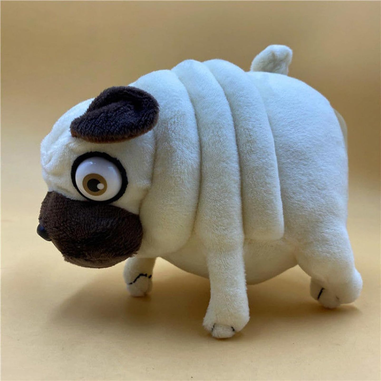 CWZY Pug Plush Toy 16" - Funny Ugly Cute Weirdo Plushie for Kids, Teens & Adults
