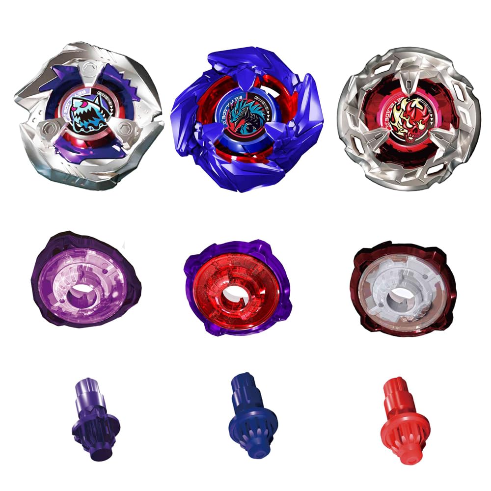 Cxdhzlx Battling Spinning Tops: 12 Top Battle Set with Two-Way Launchers