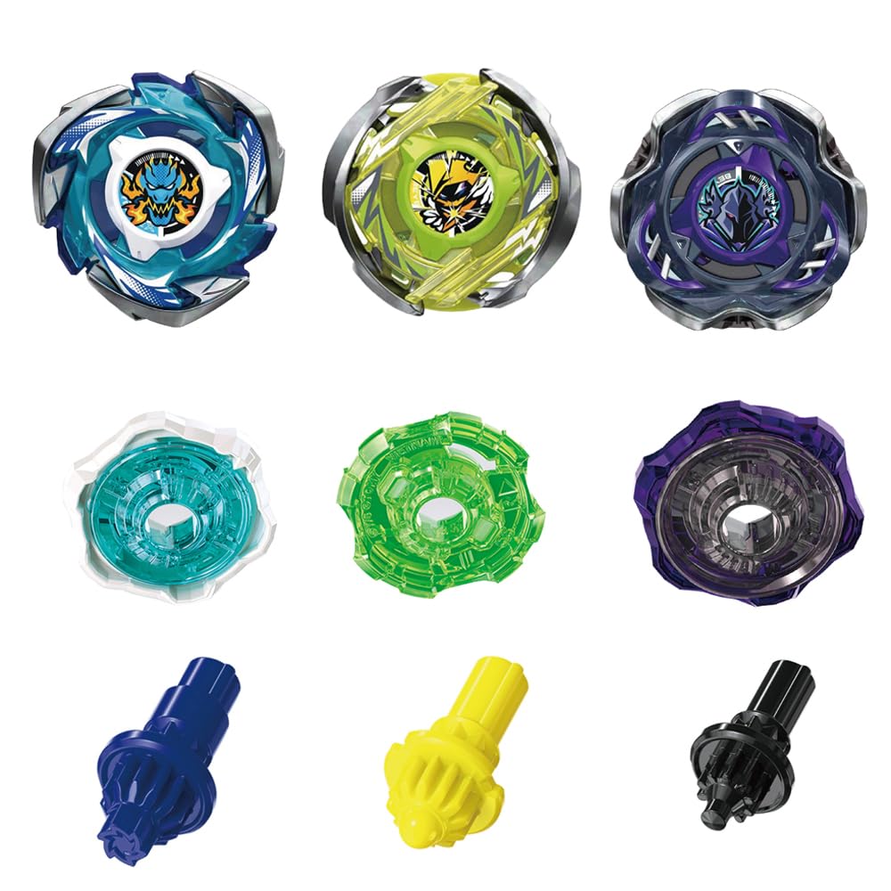 Cxdhzlx Battling Spinning Tops: 12 Top Battle Set with Two-Way Launchers