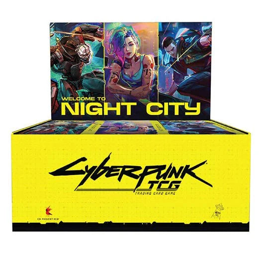 Cyberpunk TCG: Welcome to Night City Retail Booster Display