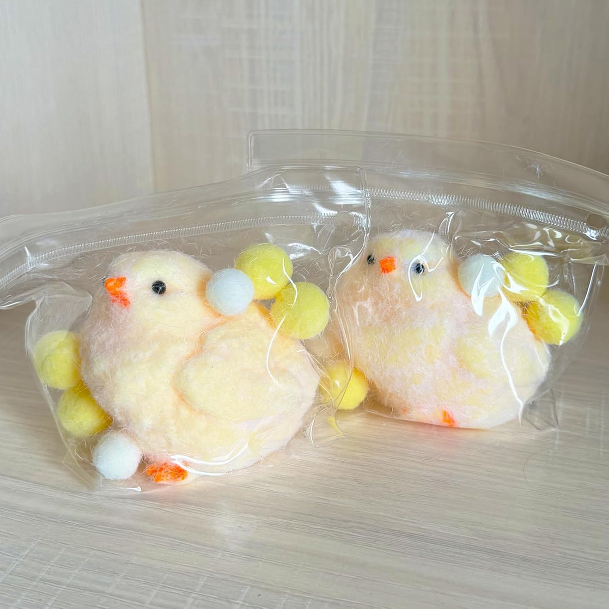 CYICTOY Animal Chick Squeeze Toy – Handmade Taba Squishy Chick, Ultra Soft, Non-Toxic, Portable 2W x 2.5L x 2.5H