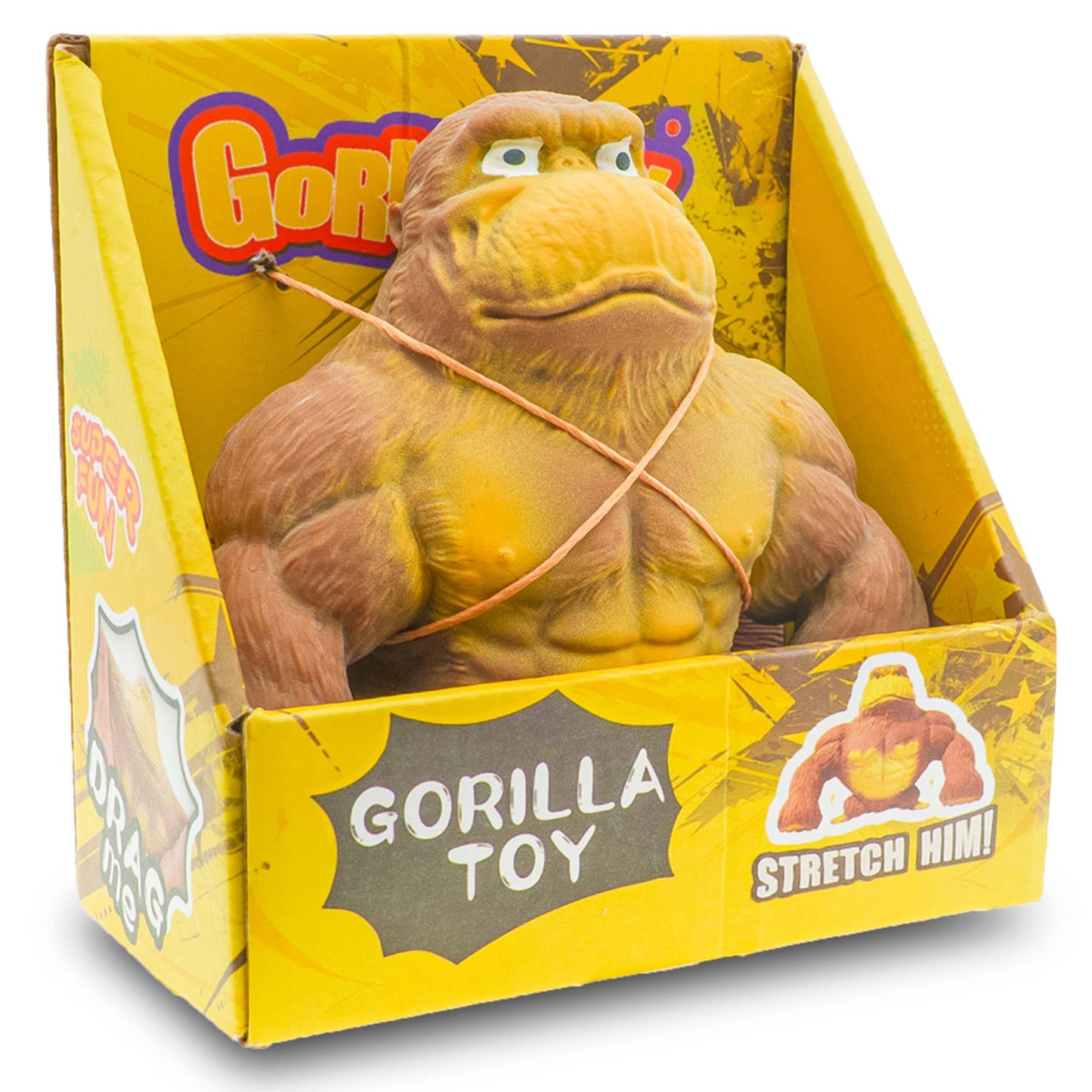 CYICTOY Stretchy Monkey Fidget Toy - Funny Brown Gorilla Stress Relief for All