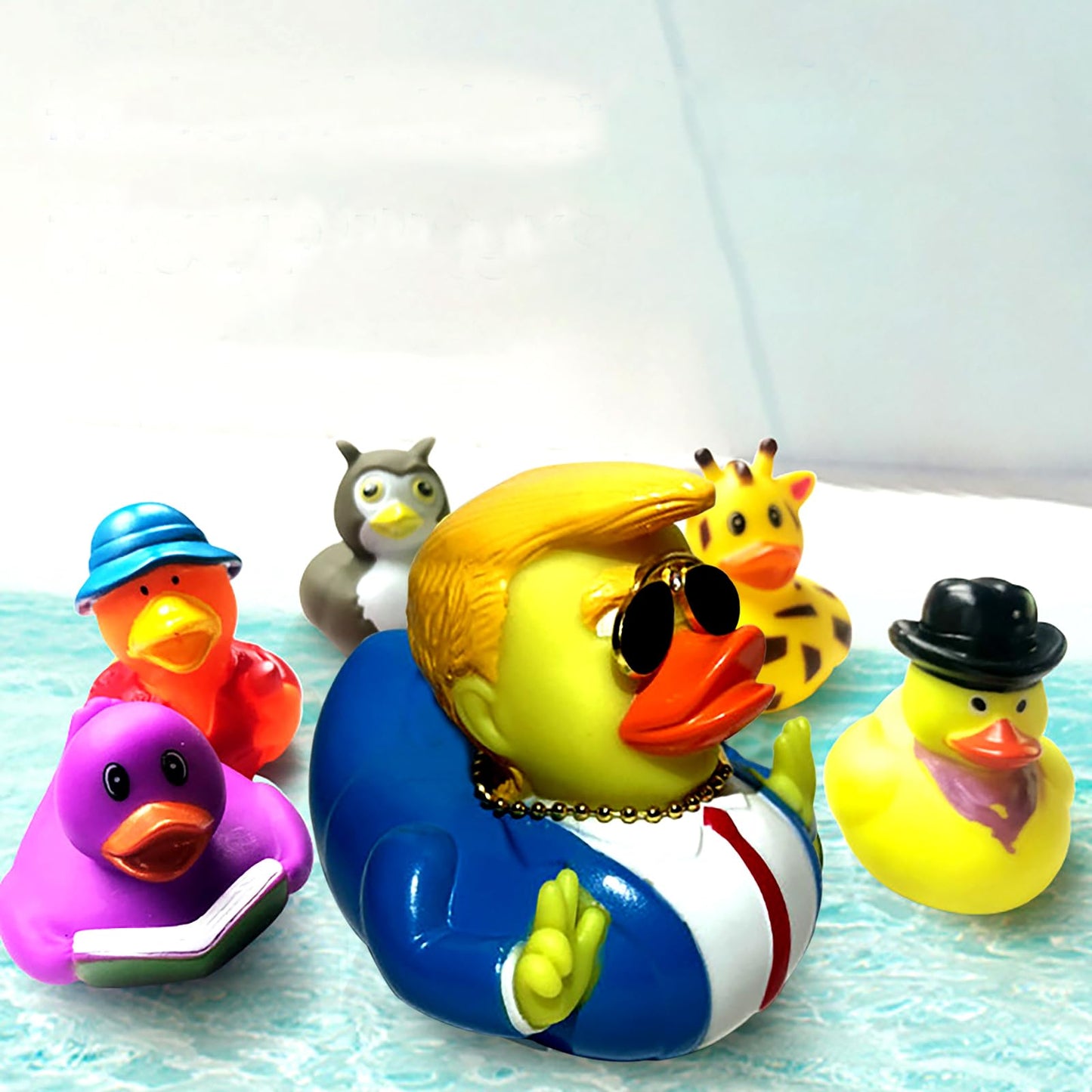 Cykqyzf Jeeps Duck Rubber Ducks – Bath Toy Collection & Decorative Figures