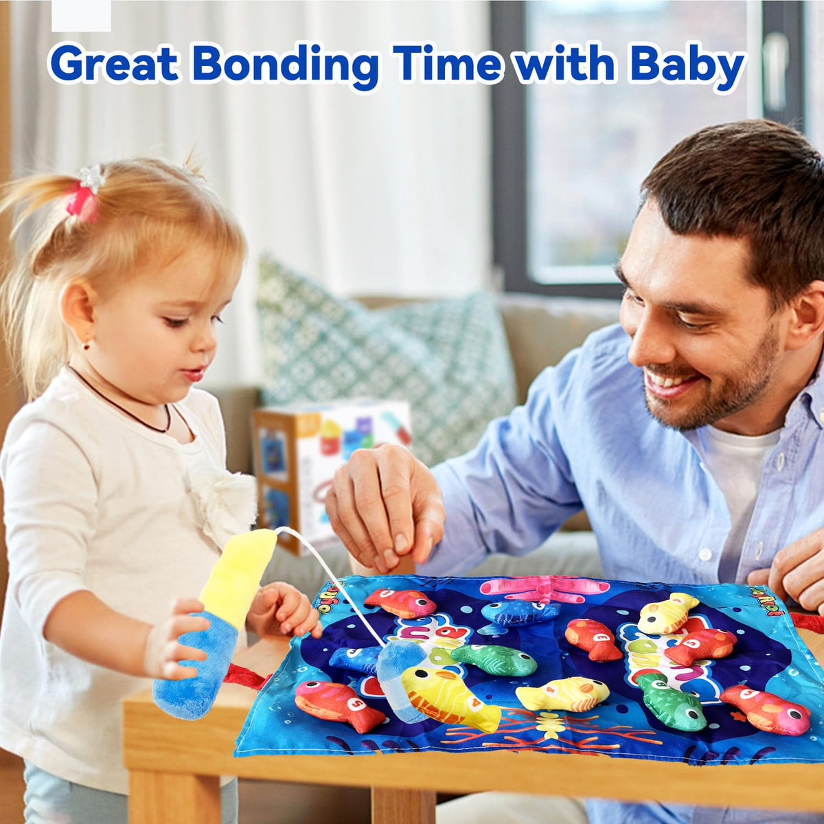 Cylazo Count Learning Montessori Fishing Game for Toddlers (1-3 Years)