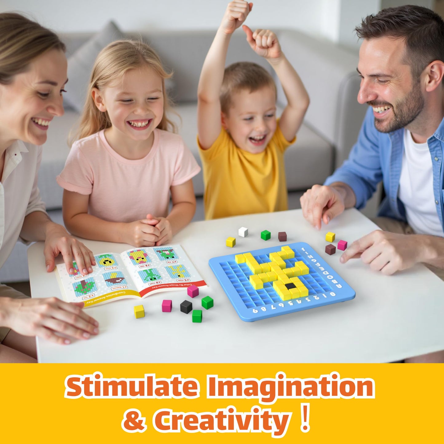 CYOEST Pixel Art Kit for Kids | STEM Art & Coding Toys for Ages 5-12 | Educational Craft Gift