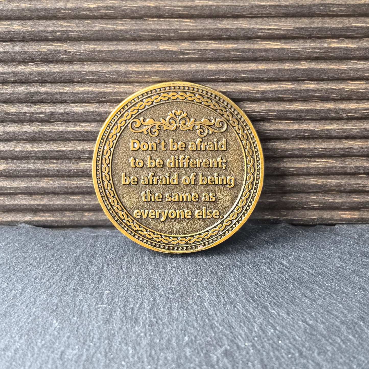 CYOUNG Empowering Witch Challenge Coin – 1.57-Inch Motivational Metal Coin