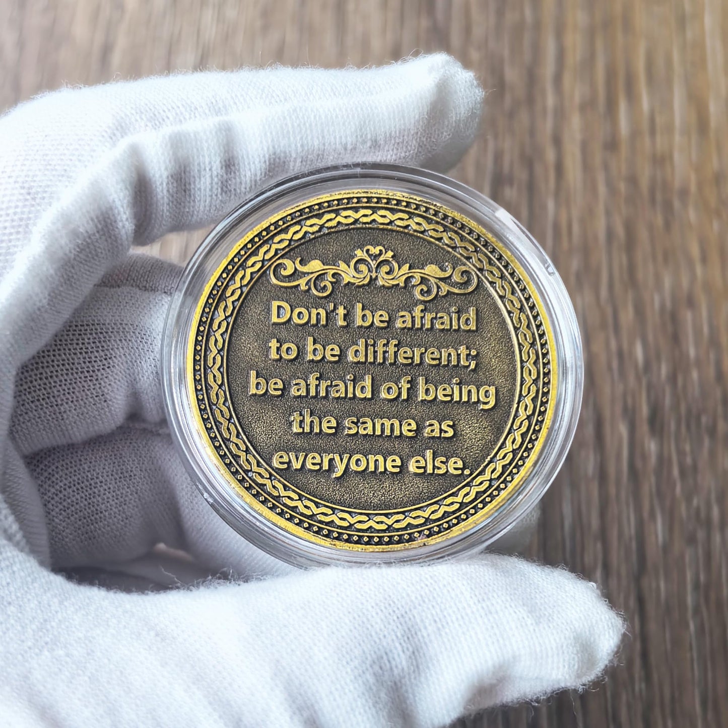 CYOUNG Empowering Witch Challenge Coin – 1.57-Inch Motivational Metal Coin