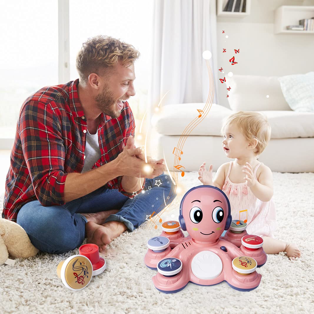 CYURMJUN Baby Octopus Music Toy — 32-Mode Learning Instrument for Toddlers