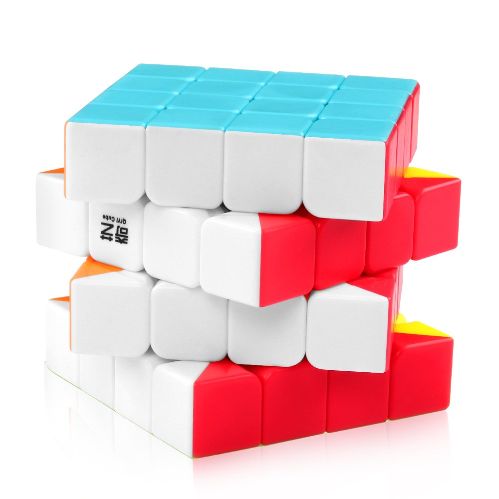 D-FantiX QYTOYS Qiyuan S 4x4 Speed Cube – Stickerless, Beginner-Friendly Puzzle Toy