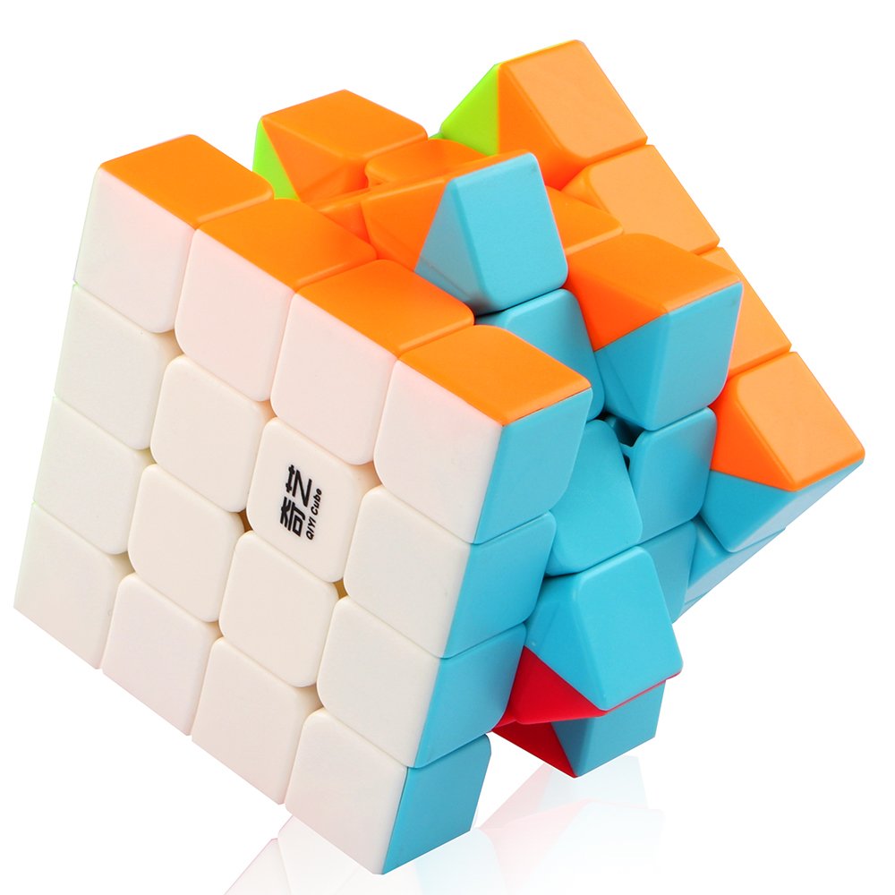 D-FantiX QYTOYS Qiyuan S 4x4 Speed Cube – Stickerless, Beginner-Friendly Puzzle Toy
