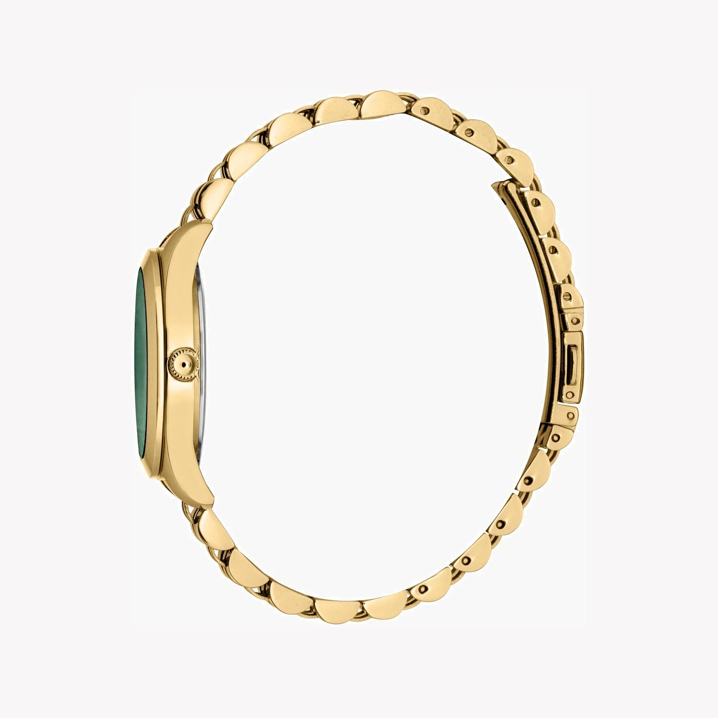 Just Cavalli Women's Gold Stainless Steel Watch, Green Dial | Jc1l148m0012