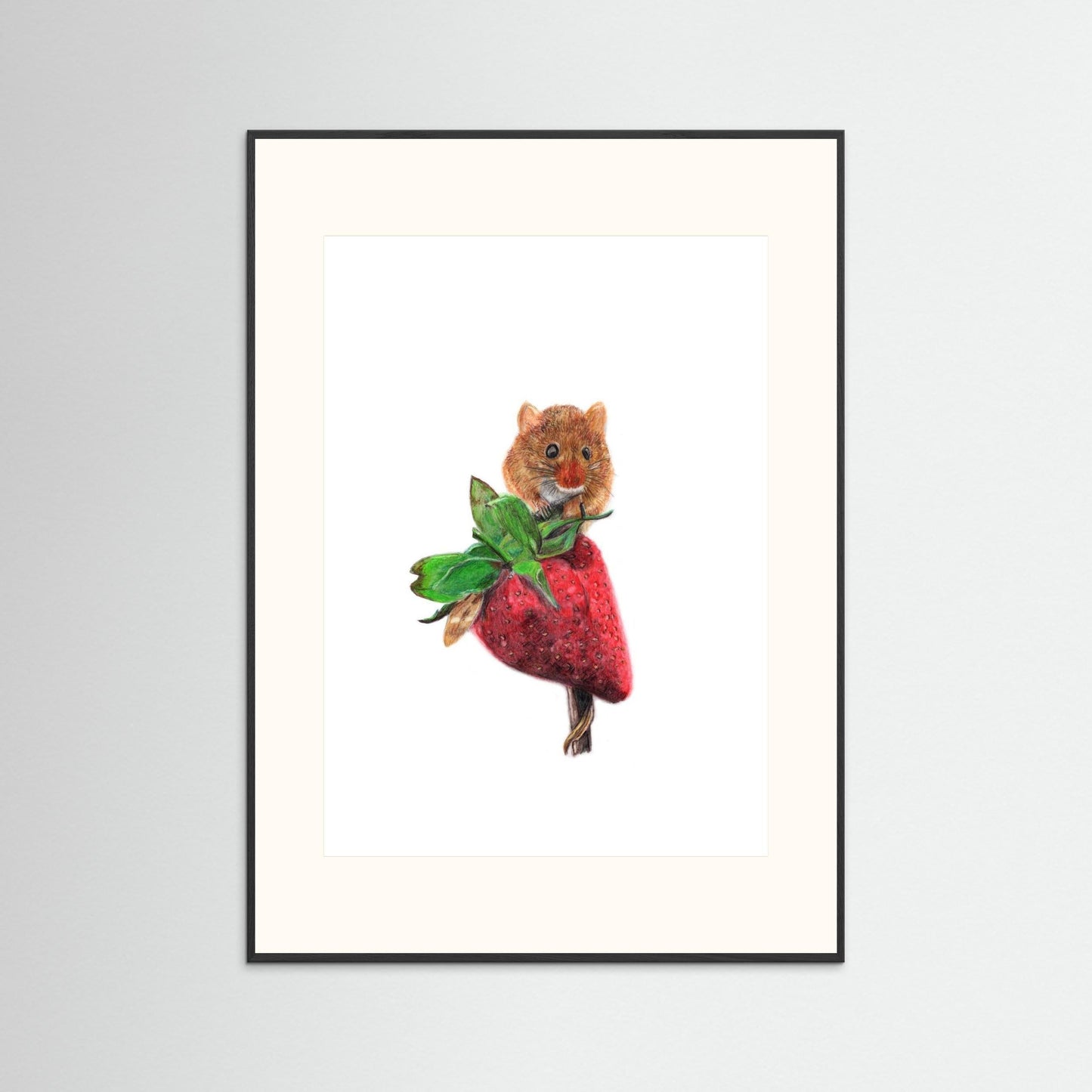 Field Mouse Woodland Art Print
