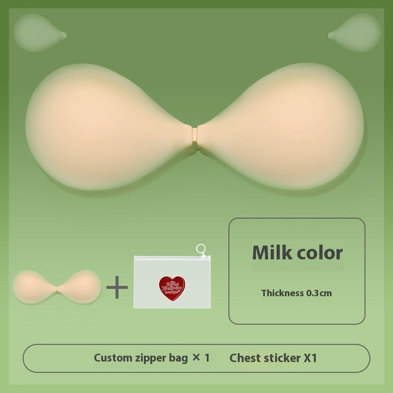 One-piece Solid State Silicone Bra Summer Lightweight