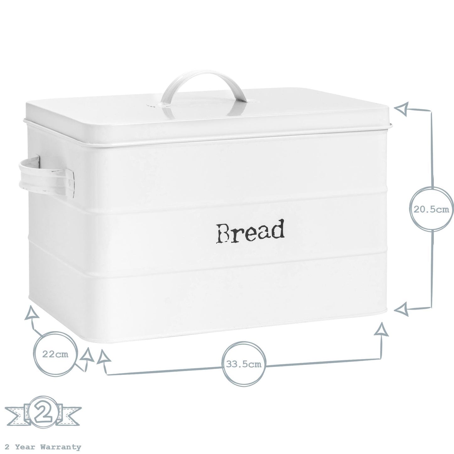 Vintage Metal Bread Bin