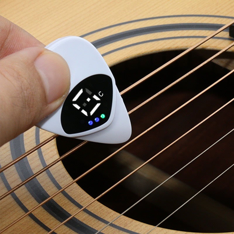 Guitar Multifunctional Plastic Pick Tuner