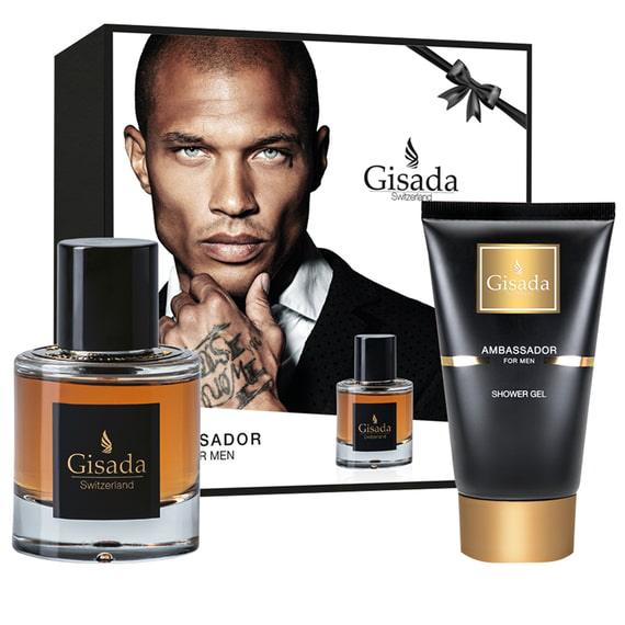 Gisada Ambassador Men Gift Set 50ml EDP + 100ml Shower Gel