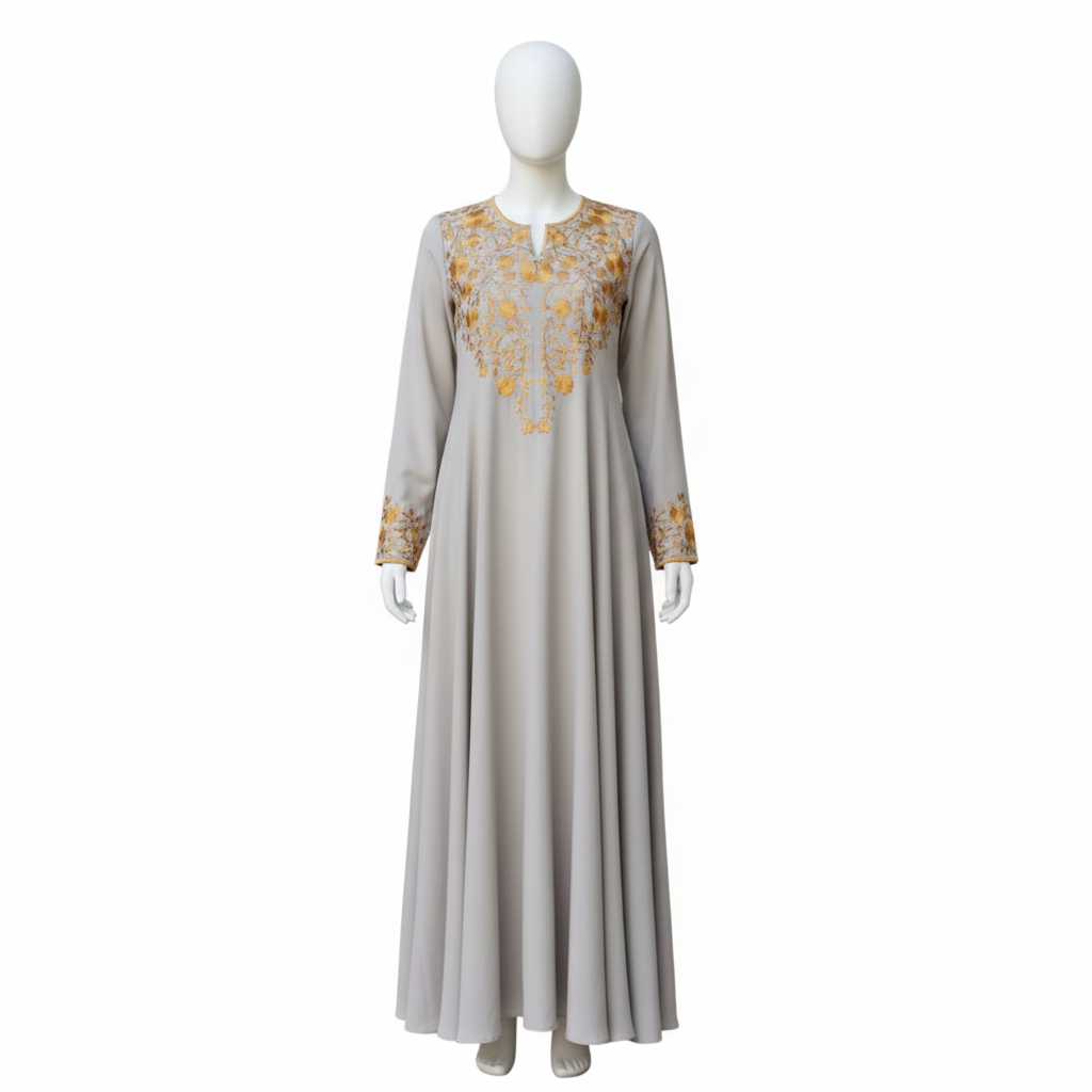 Women's Ethnic Style Long Robe Dress, Modest Clothing, Modest Evening Dress