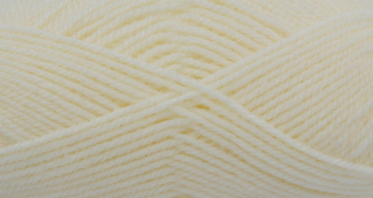 King Cole 1644021 Big Value DK 50 Cream Yarn - 145M, 50g