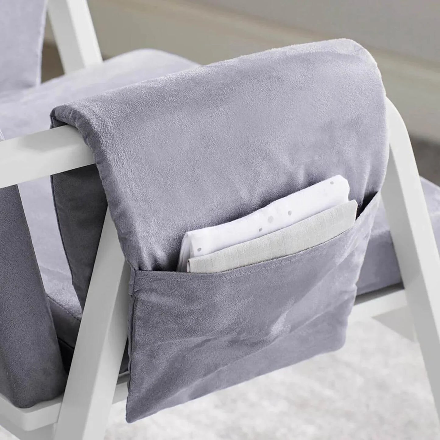 Ickle Bubba Dursley Rocking Chair - Pearl Grey