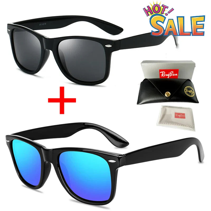 Classic RCWJBON 2140 Polarized Sunglasses Unisex Driving Sunglasses Luxury Fashion Designer Sunglasses Coating UV400 Eyewear