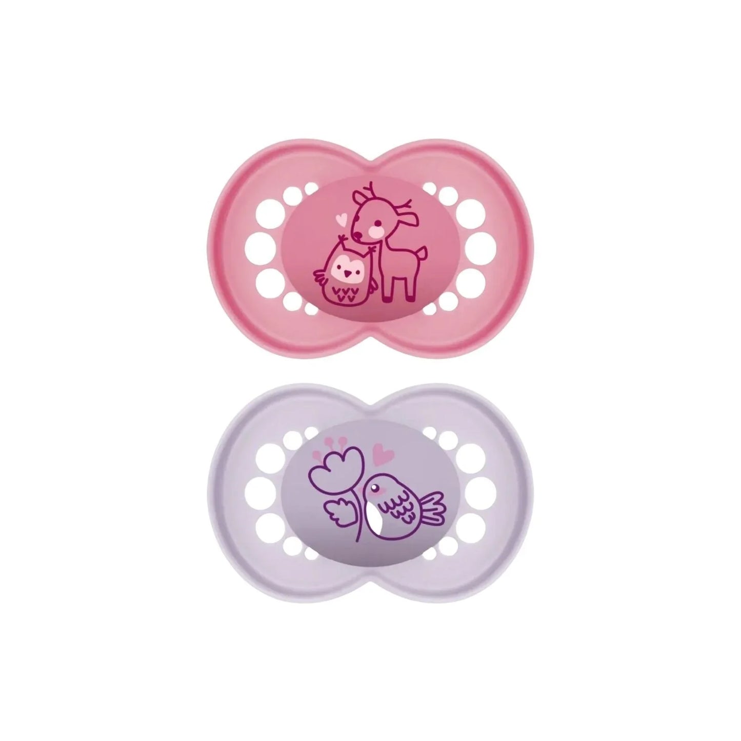MAM Original Soother 18-36 months Pack of 2 - Pink