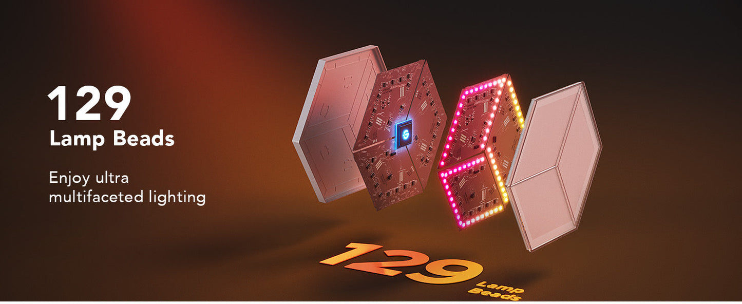 GOVEE HEXAGON LIGHT PANELS ULTRA 7 PACK