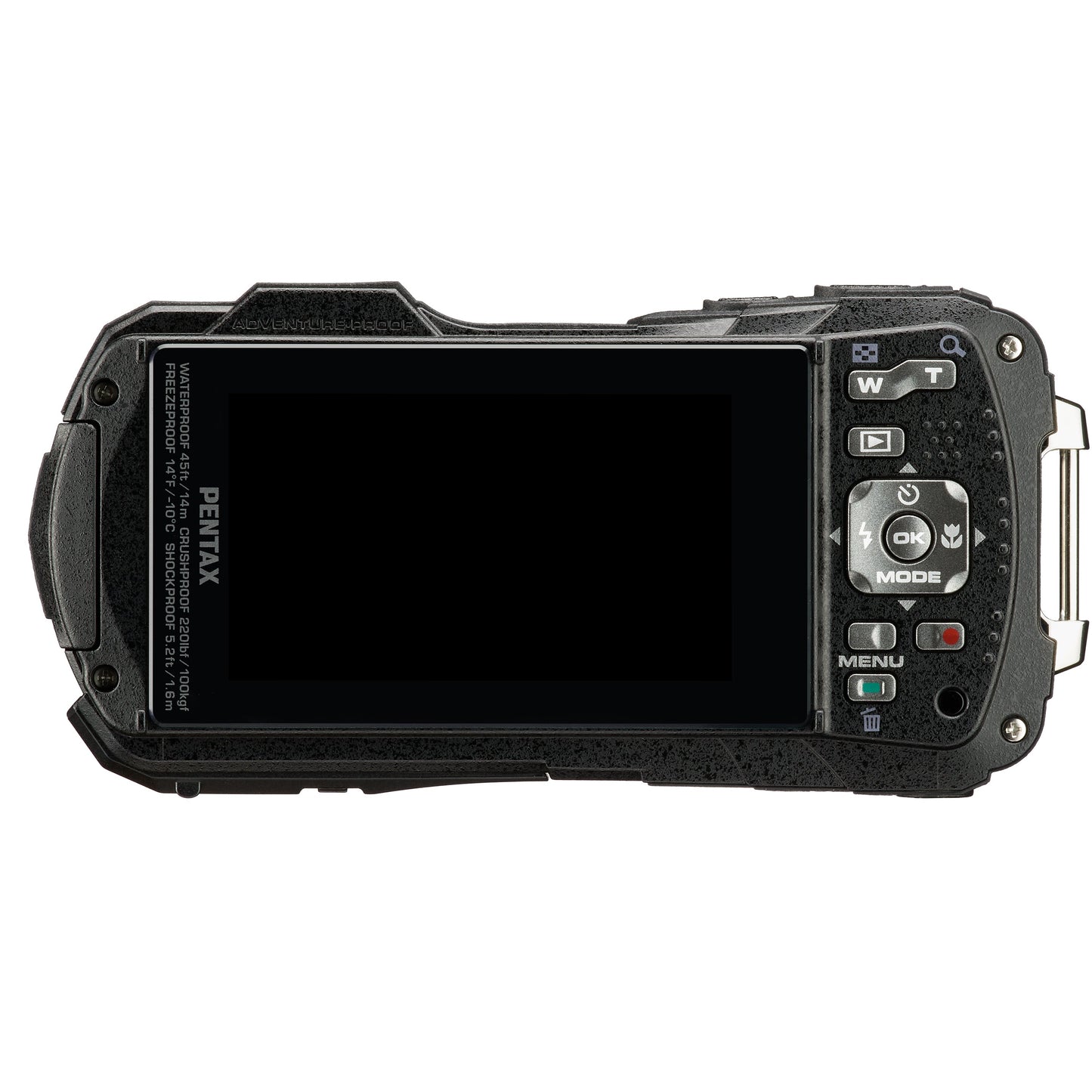 Pentax WG-90 16MP 5x Zoom Tough Compact Camera - Blue