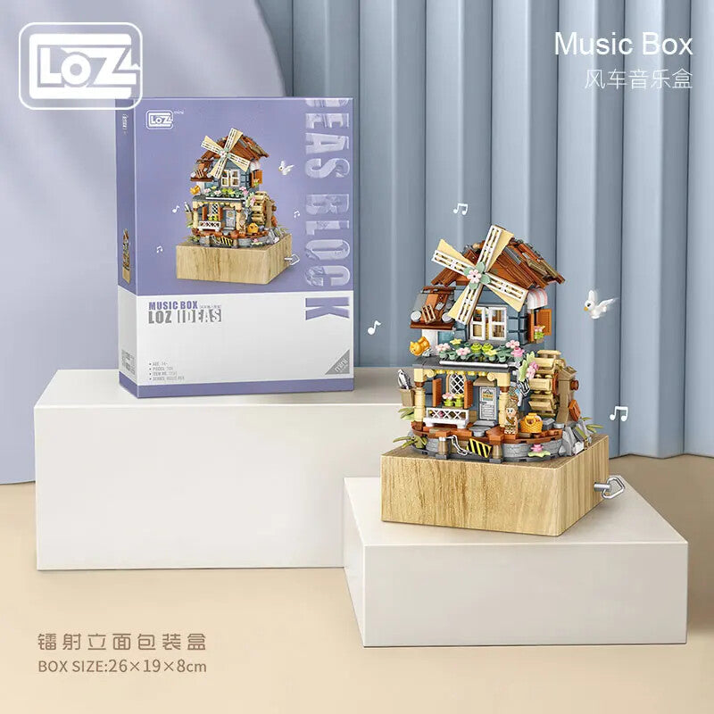 LOZ Windmill House Music Box 1239