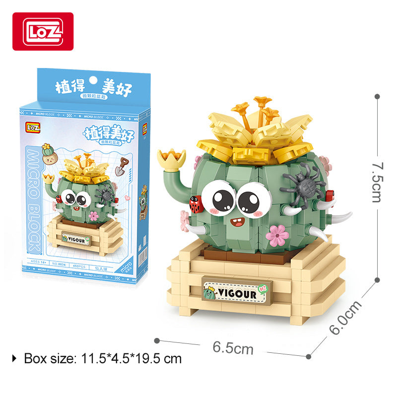 LOZ Cute Cactus Ball 8834
