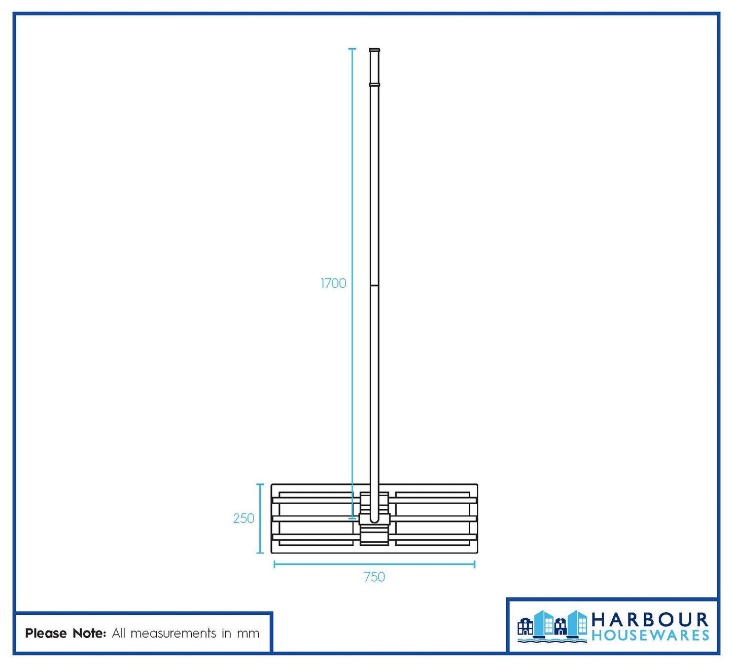 Heavy Duty Iron Lawn Levelling Rake
