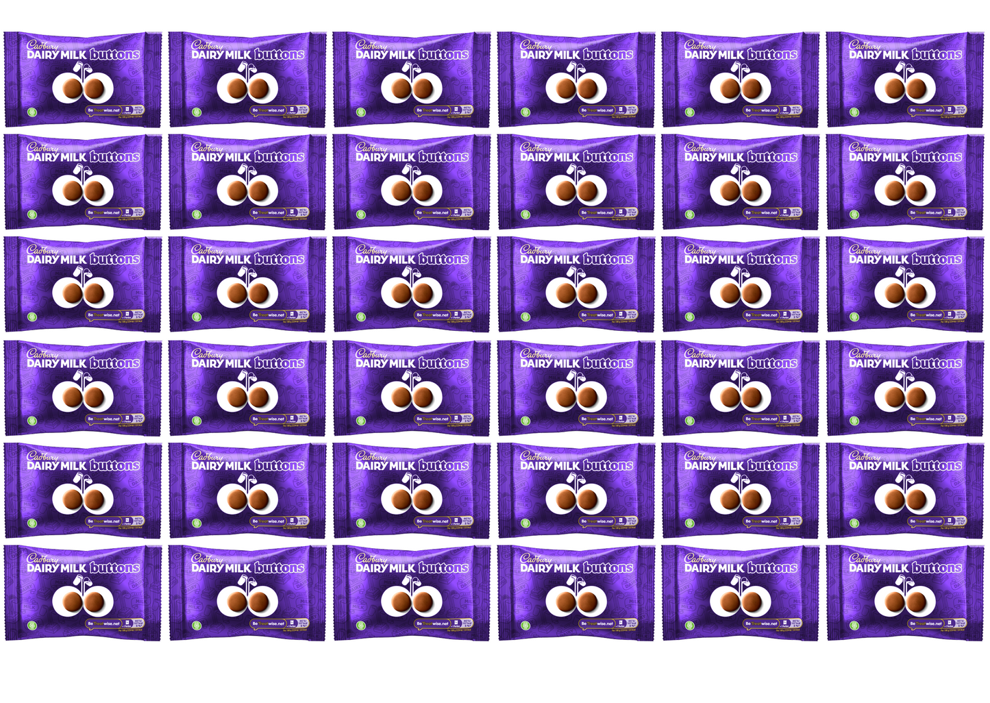 36 x Cadbury Dairy Milk Buttons 40G