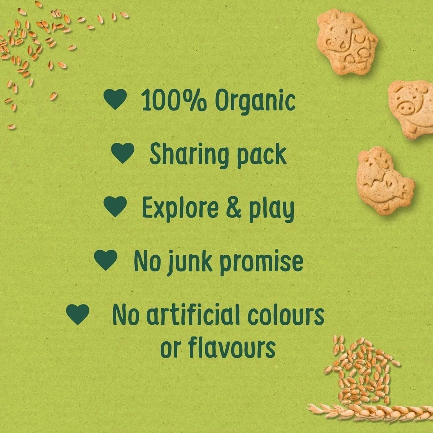 Organix Farm Animal Biscuits 12+ months 100g