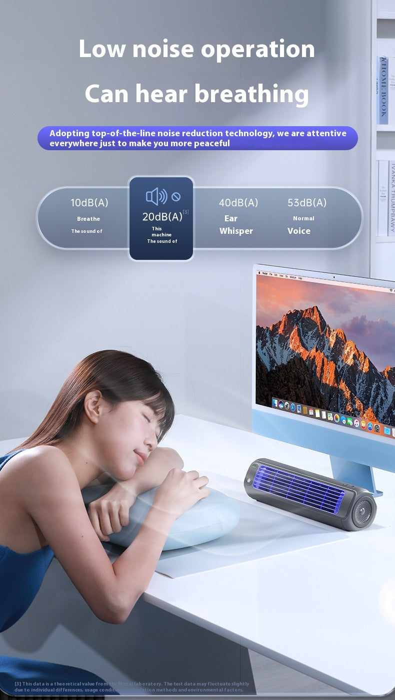 Mini Portable Mobile Air Conditioning, Air Cooler, Air Cooler Silent Fan With USB Charging For Bedroom Kitchen Bathroom