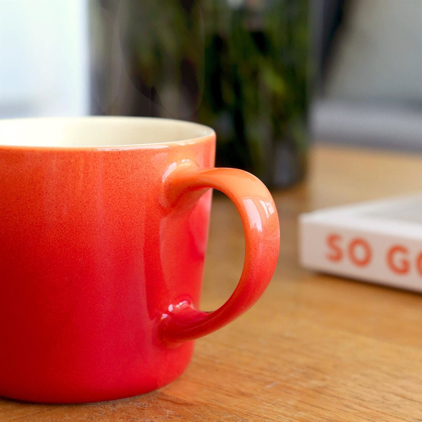 330ml Orange New Bone China Ombre Mug