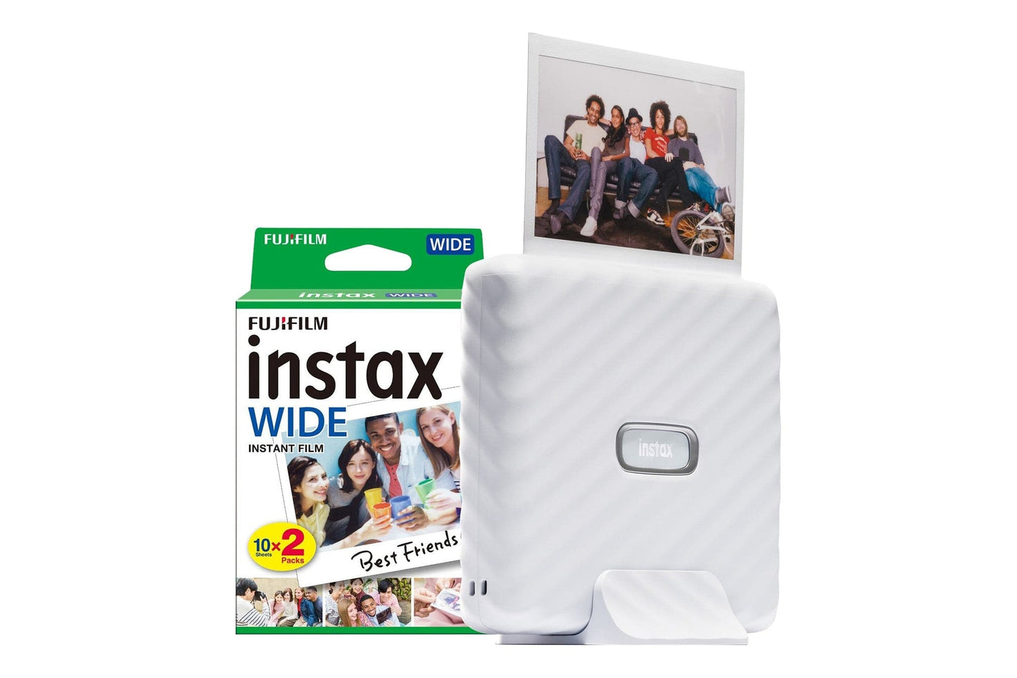 Fujifilm Instax Link Wide Printer - Ash White