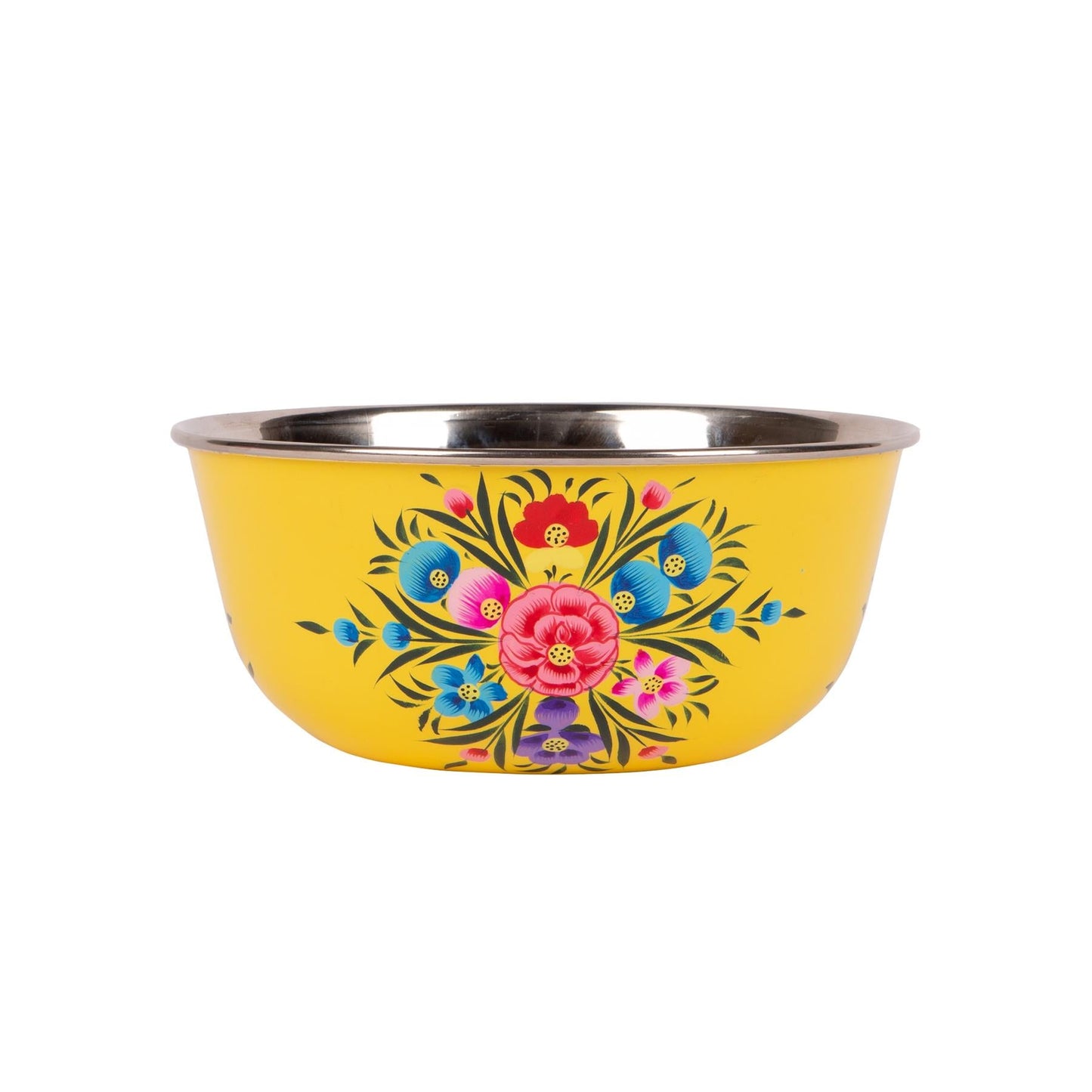 Pansy 16.5cm Stainless Steel Picnic Bowl