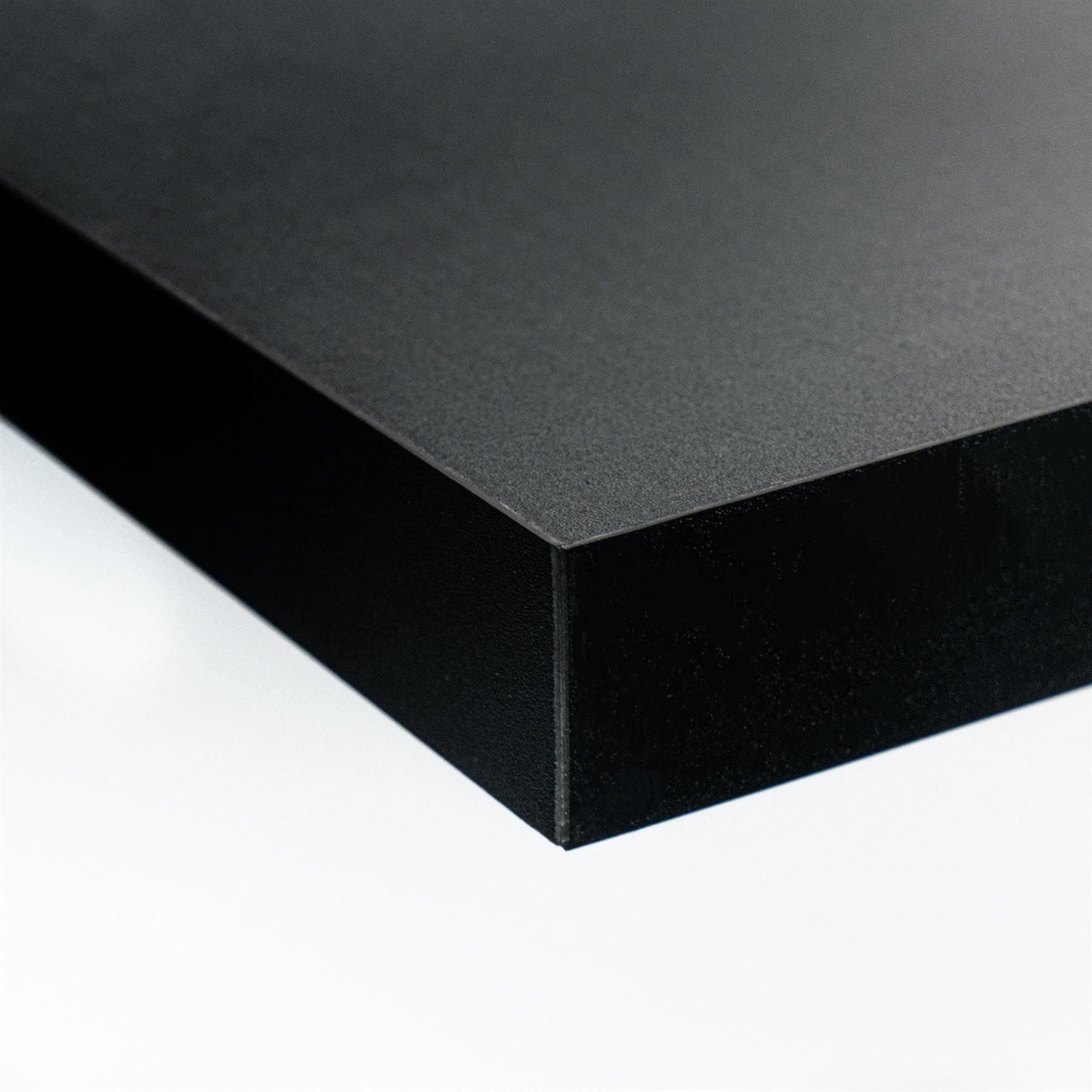 80cm Black Modern Floating Shelves - Pack of Two