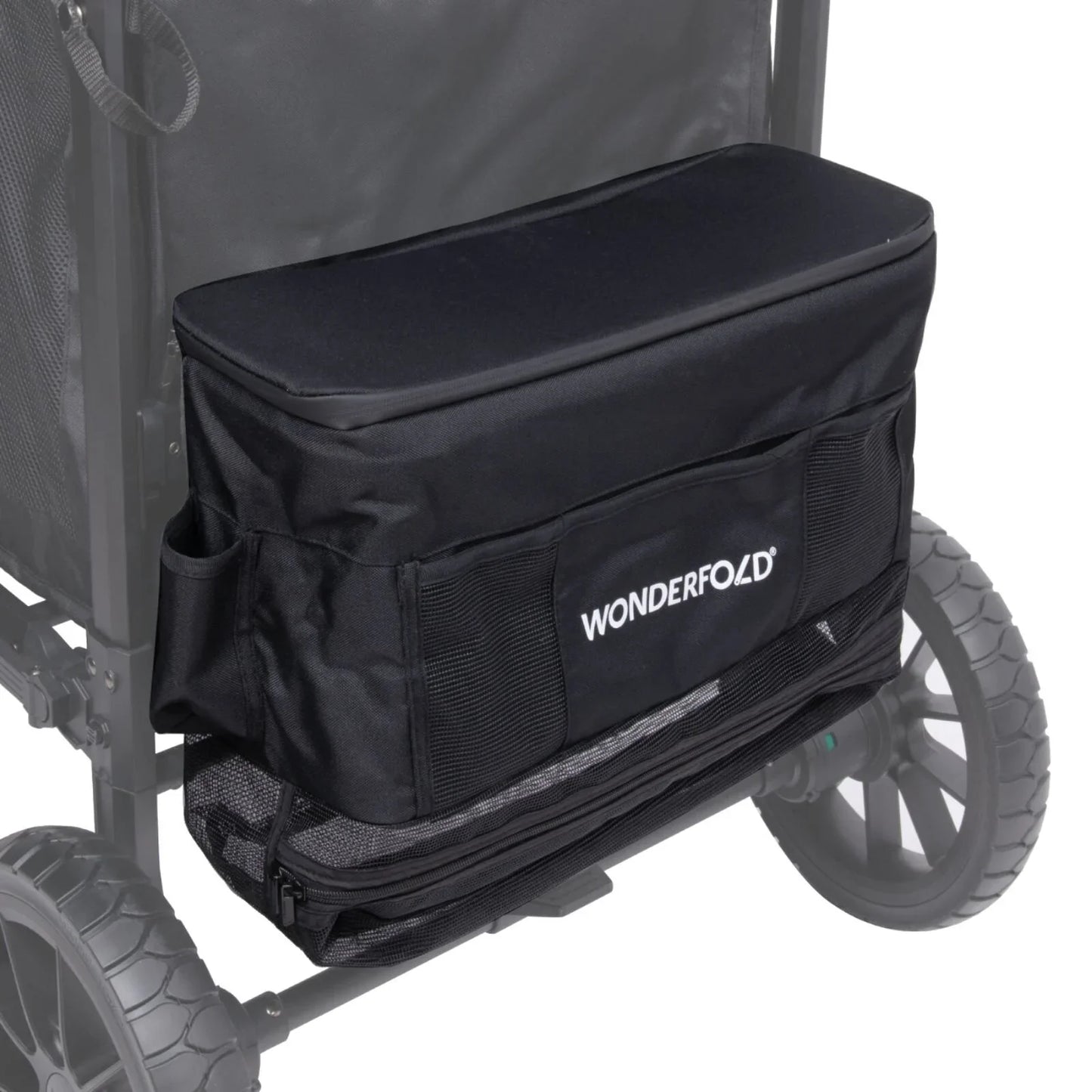 Wonderfold W2 Luxe Pro Stroller Wagon - Jet Black