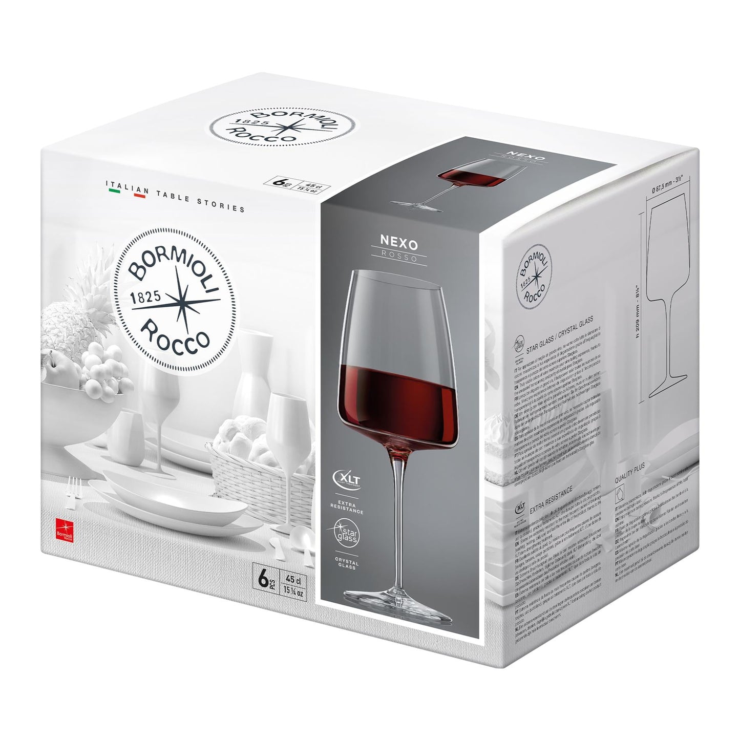 12pc Nexo Glass Stemware Set