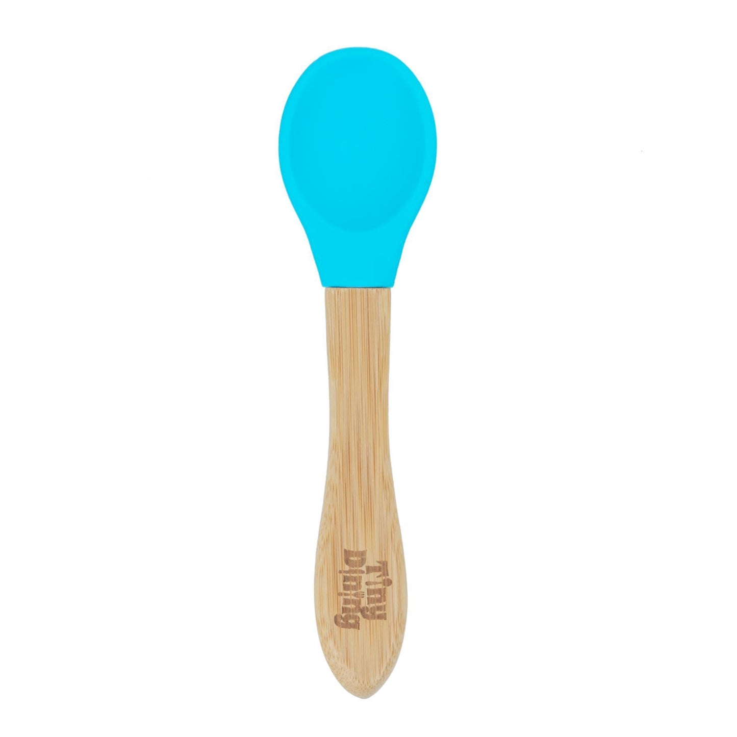 Soft Tip Bamboo Spoon - Silicone Tip