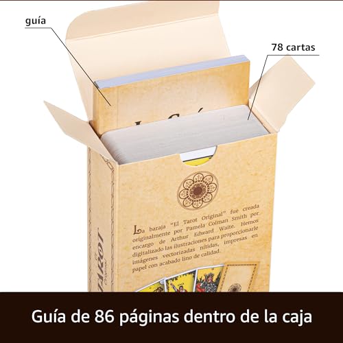 Da Brigh The Original Tarot Deck – 78 Cards, Linen Finish, 86-Page Guide (Spanish Edition)