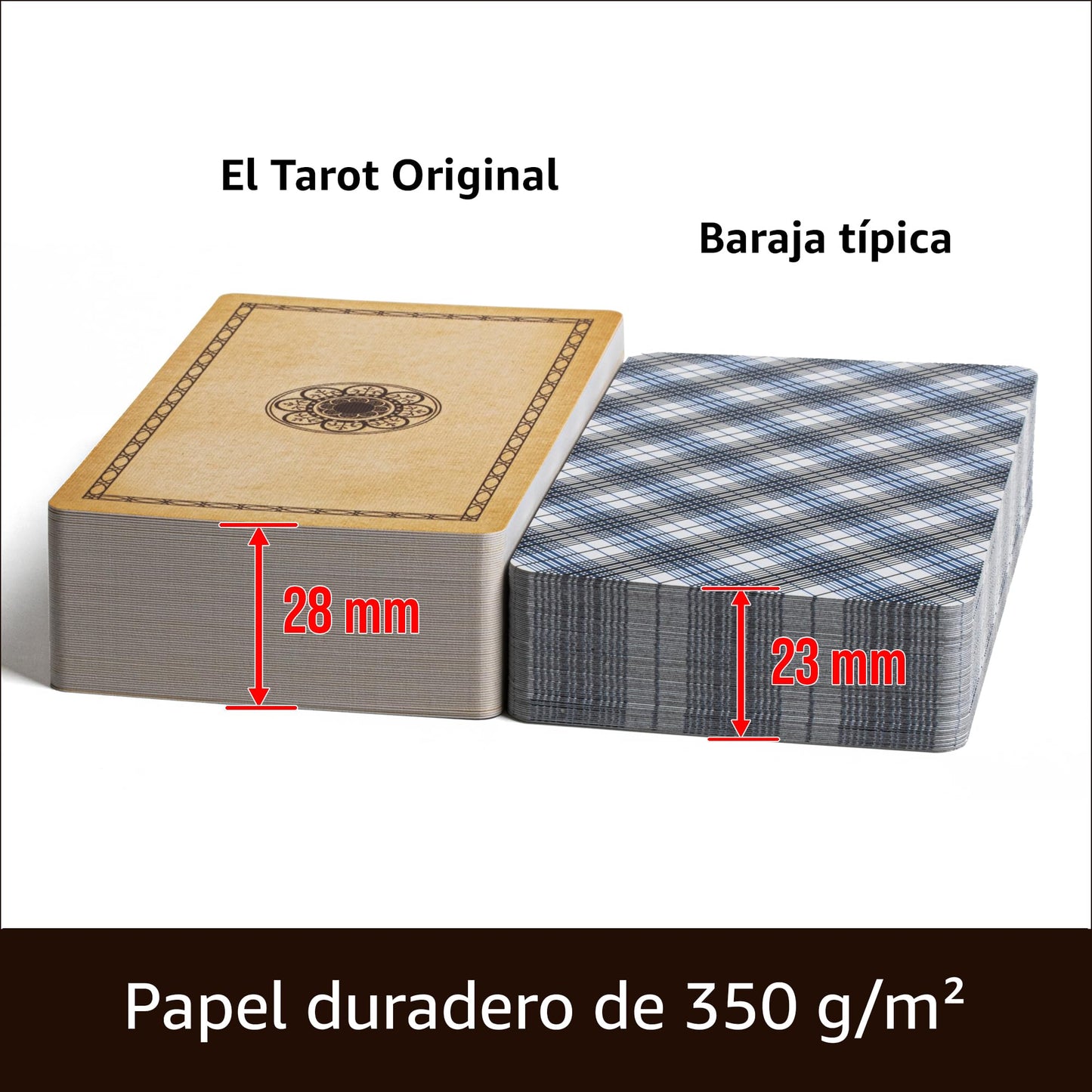 Da Brigh The Original Tarot Deck – 78 Cards, Linen Finish, 86-Page Guide (Spanish Edition)