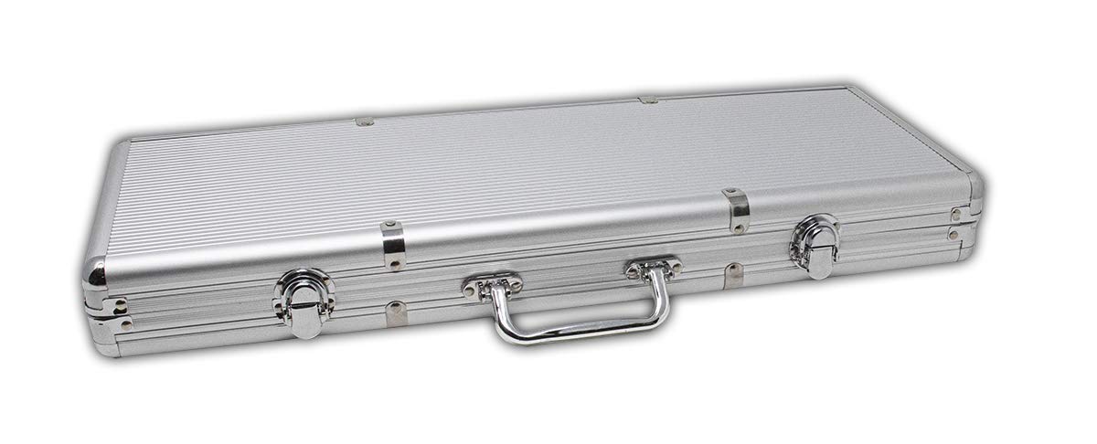 DA VINCI Monte Carlo Poker Club Set – 500x 14g 3-Tone Chips + Aluminum Case