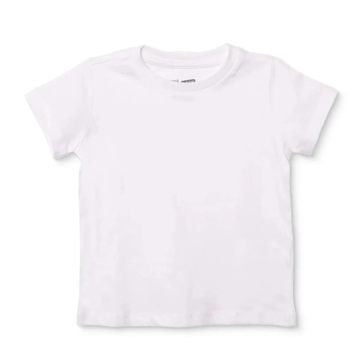 HelloBaby Boys T-shirt Crew Neck Short Sleeve - White