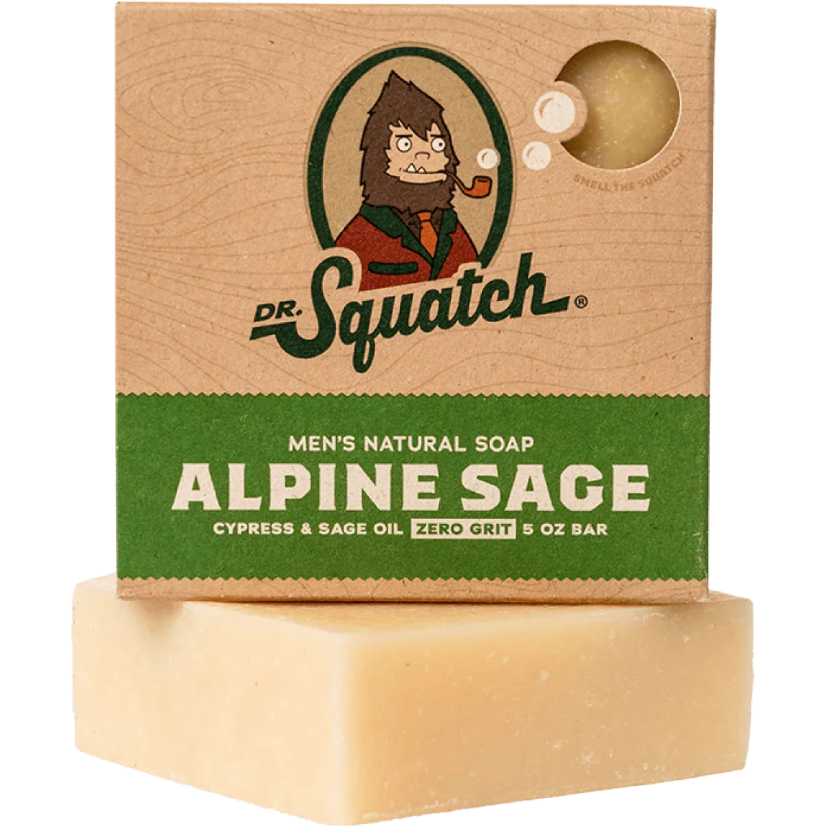 Dr. Squatch All Natural Bar Soap for Men, Alpine Sage, New but scruffy packaging