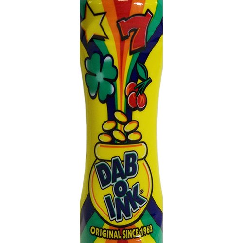 Dab-O-Ink One Dozen 4oz Yellow Bingo Dauber | Bright, Ambidextrous & Durable