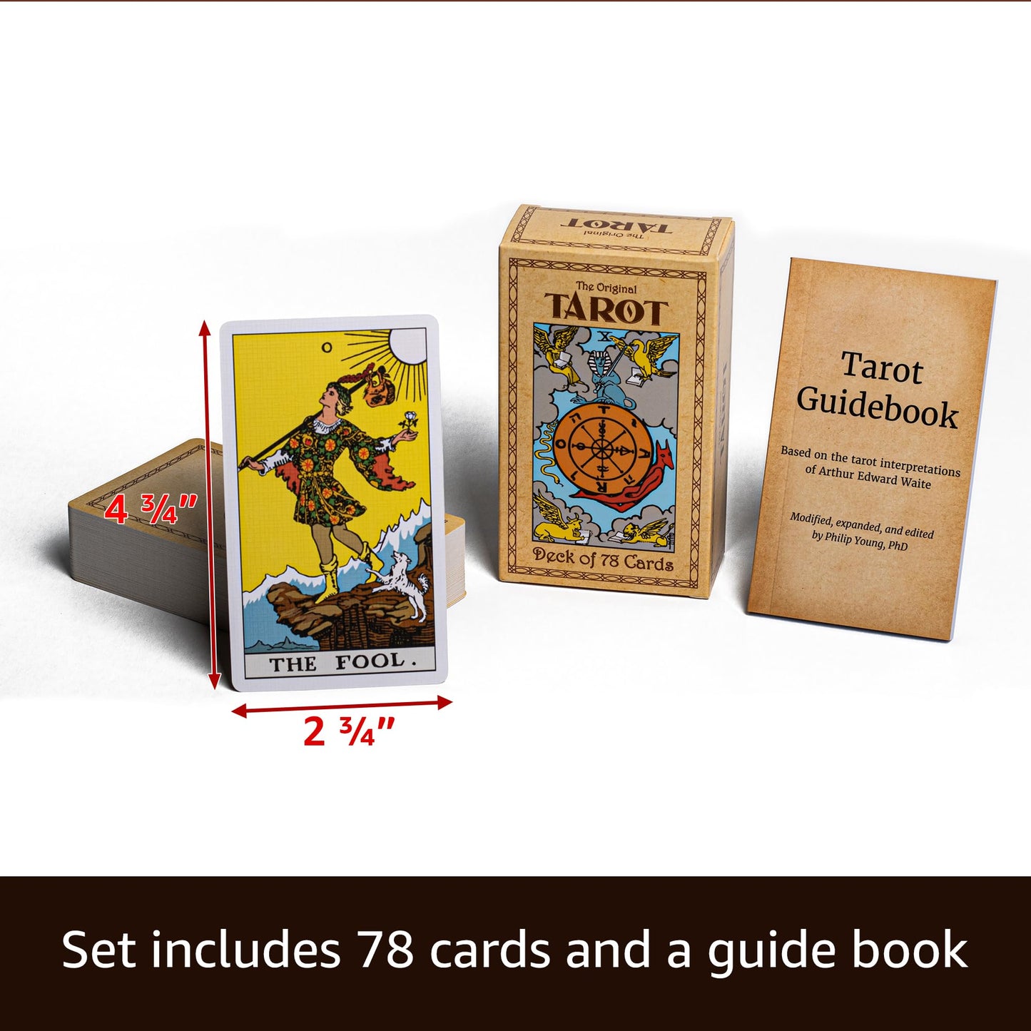 Da Brigh The Original Tarot Deck – 78 Cards, Linen Finish, 86-Page Guidebook