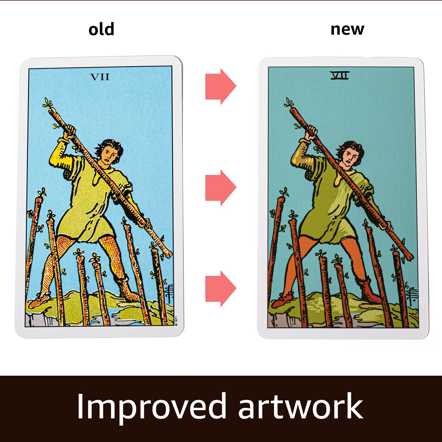 Da Brigh The Original Tarot Deck – 78 Cards, Linen Finish, 86-Page Guidebook