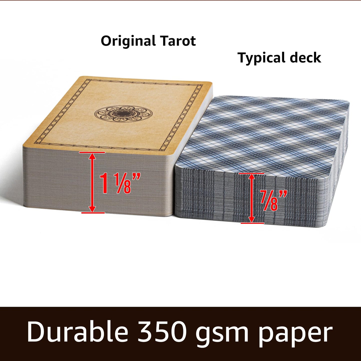 Da Brigh The Original Tarot Deck – 78 Cards, Linen Finish, 86-Page Guidebook
